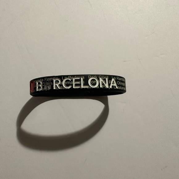 Black Authentic Barcelona Bracelet Spain 🇪🇸 Unisex For Men and Women - Picture 4 of 4